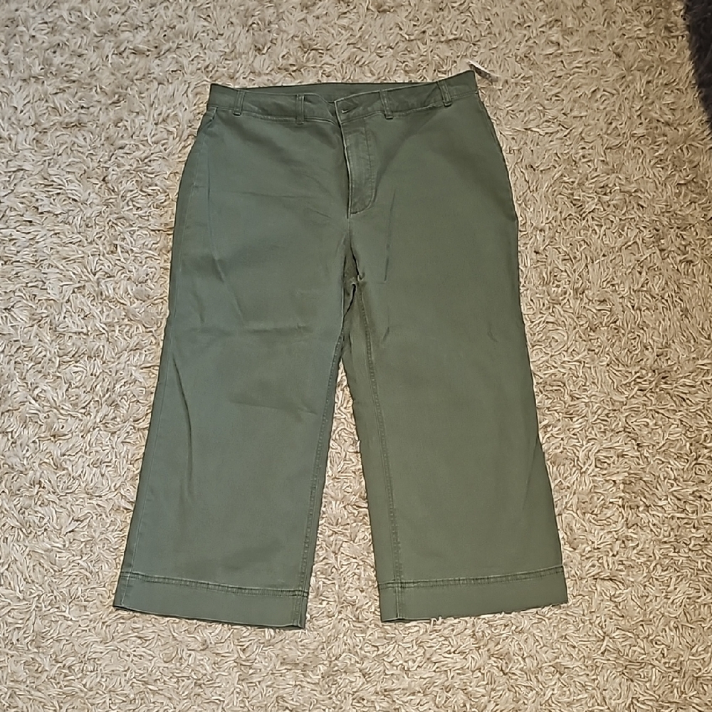 Old Navy Green Womens Jeans Wide Leg (16 petite)